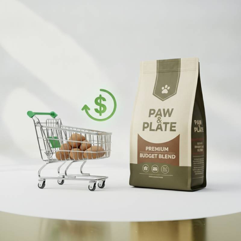 Budget dog food price comparison chart
