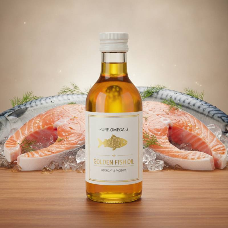 Salmon oil and fresh fish for kitten brain development